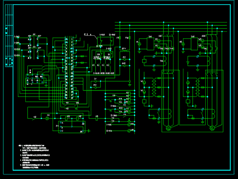 兩臺(tái)柴油發(fā)電機(jī)并車控制圖