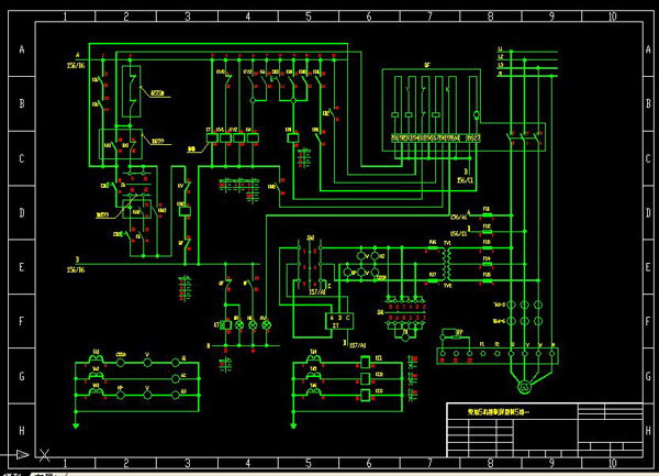 柴油發(fā)電機控制原理線路